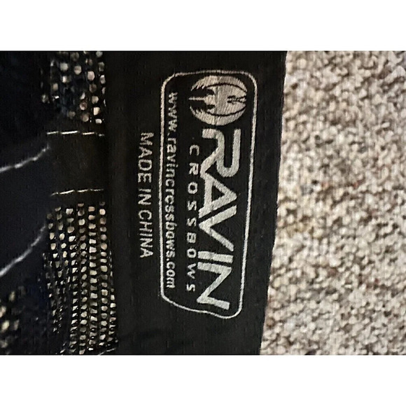 Ravin Crossbow Archery Bow Logo Printed Baseball Cap Black Hat Adult Size - Picture 4 of 4